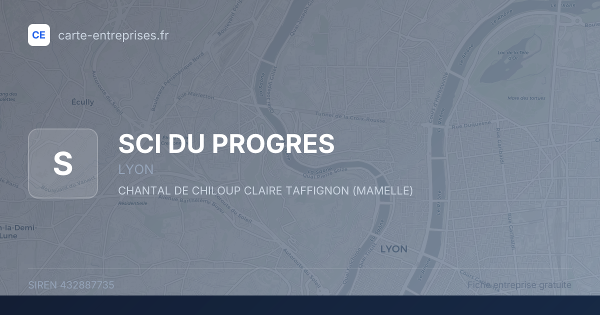 SCI DU PROGRES — 432887735 — fiche entreprise