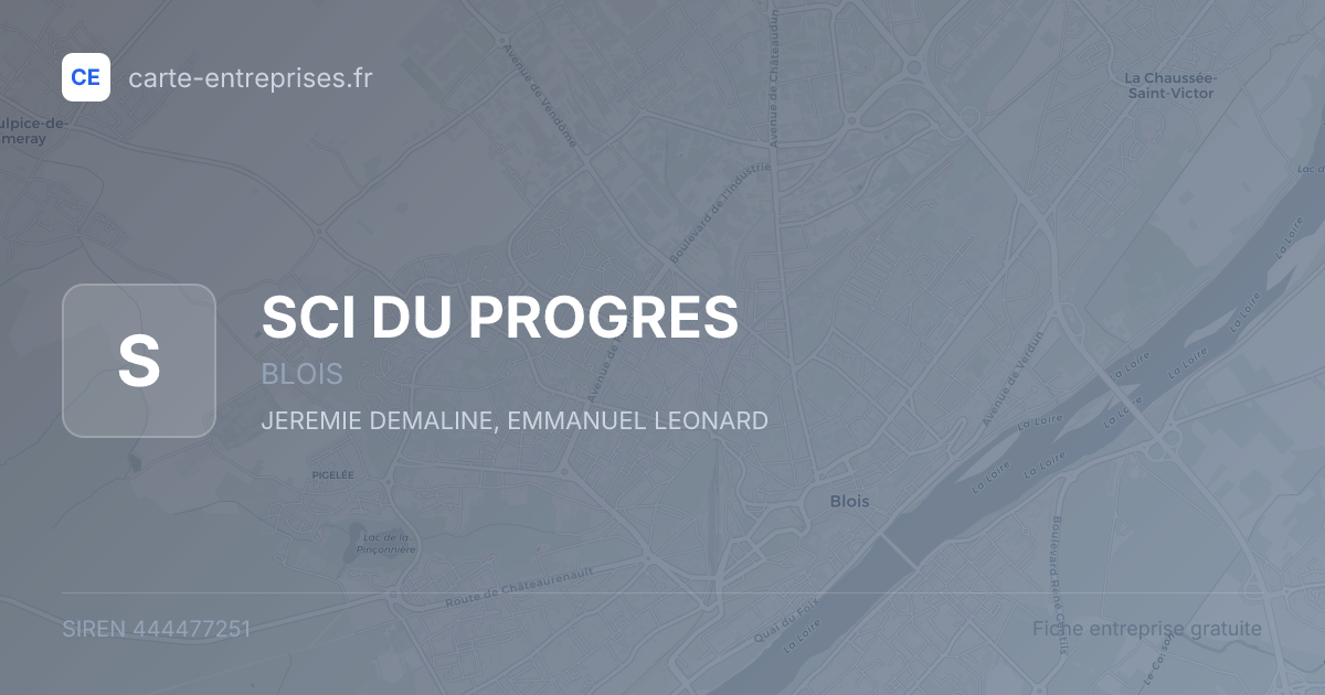 SCI DU PROGRES — 444477251 — fiche entreprise