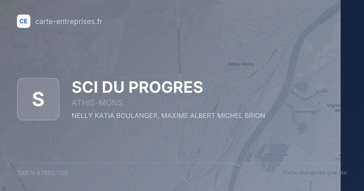 SCI DU PROGRES — 478897150 — fiche entreprise