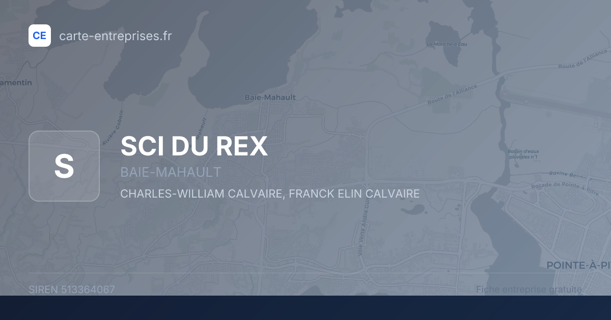 SCI DU REX — 513364067 — fiche entreprise