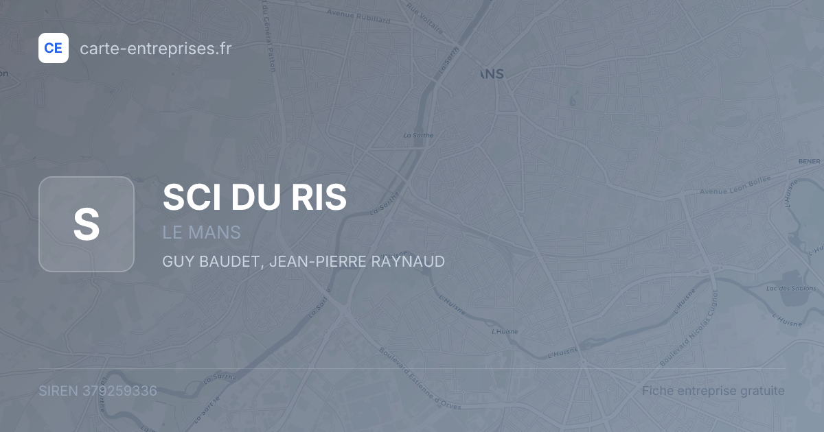 SCI DU RIS — 379259336 — fiche entreprise