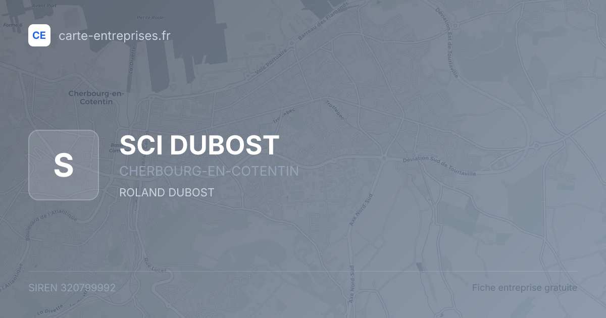 SCI DUBOST — 320799992 — fiche entreprise