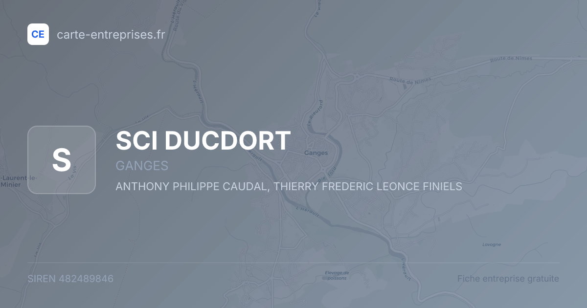 SCI DUCDORT — 482489846 — fiche entreprise