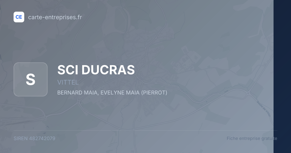 SCI DUCRAS — 482742079 — fiche entreprise