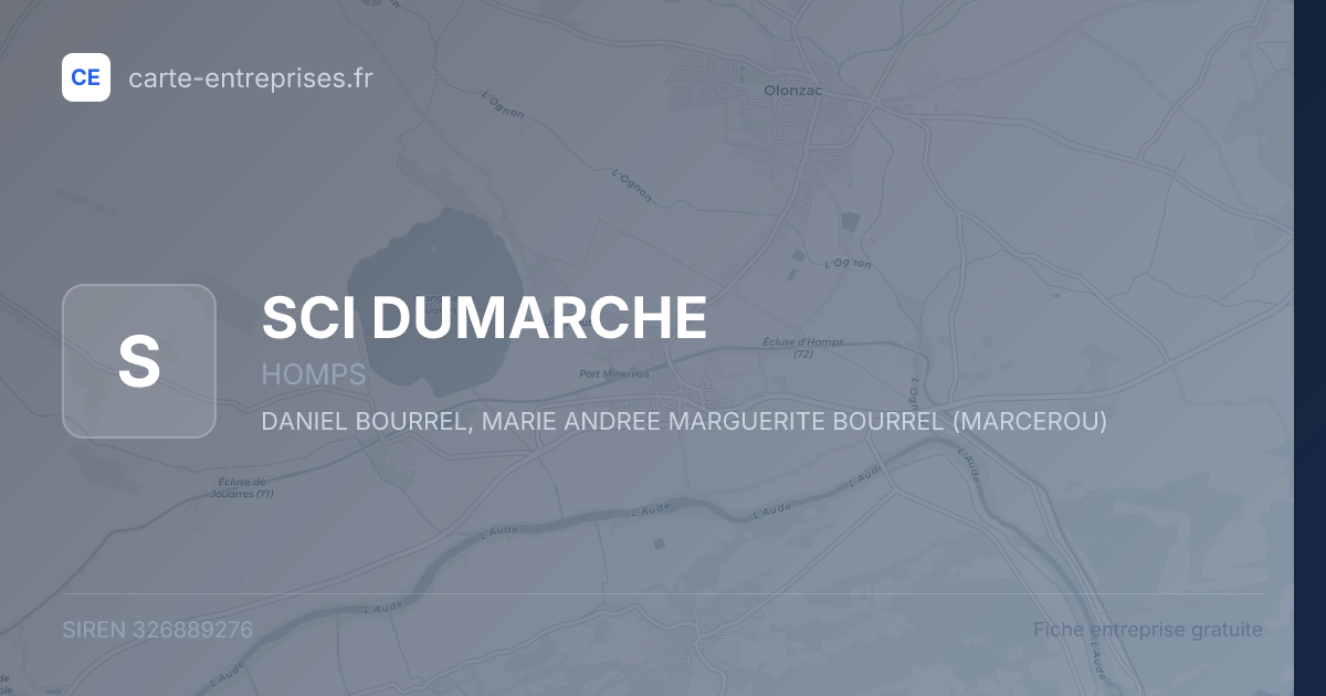 SCI DUMARCHE — 326889276 — fiche entreprise