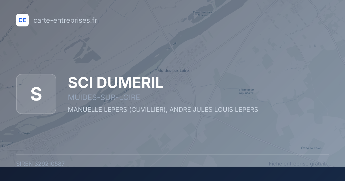 SCI DUMERIL — 329210587 — fiche entreprise
