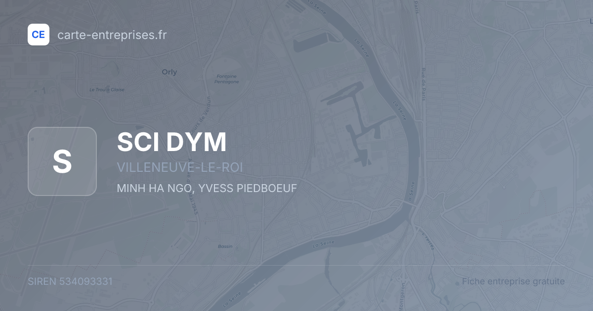 SCI DYM — 534093331 — fiche entreprise