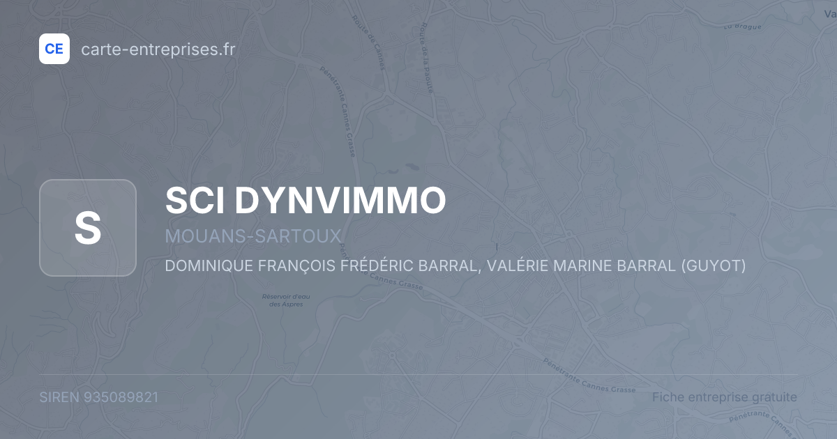 SCI DYNVIMMO — 935089821 — fiche entreprise