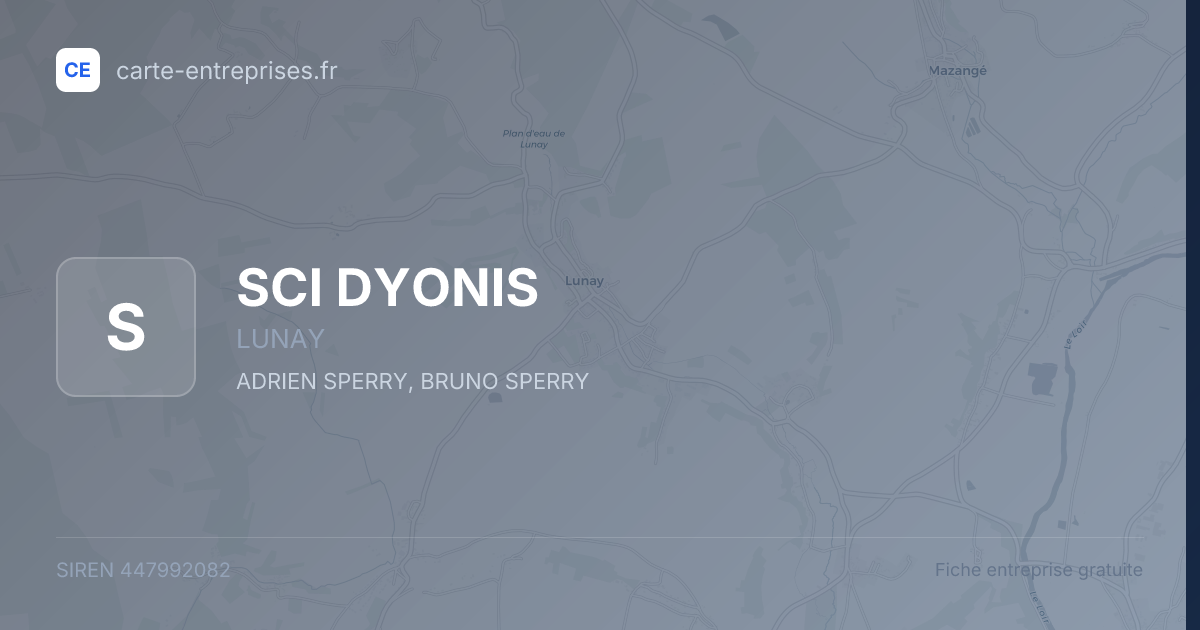 SCI DYONIS — 447992082 — fiche entreprise