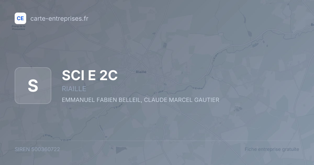 SCI E 2C — 500360722 — fiche entreprise