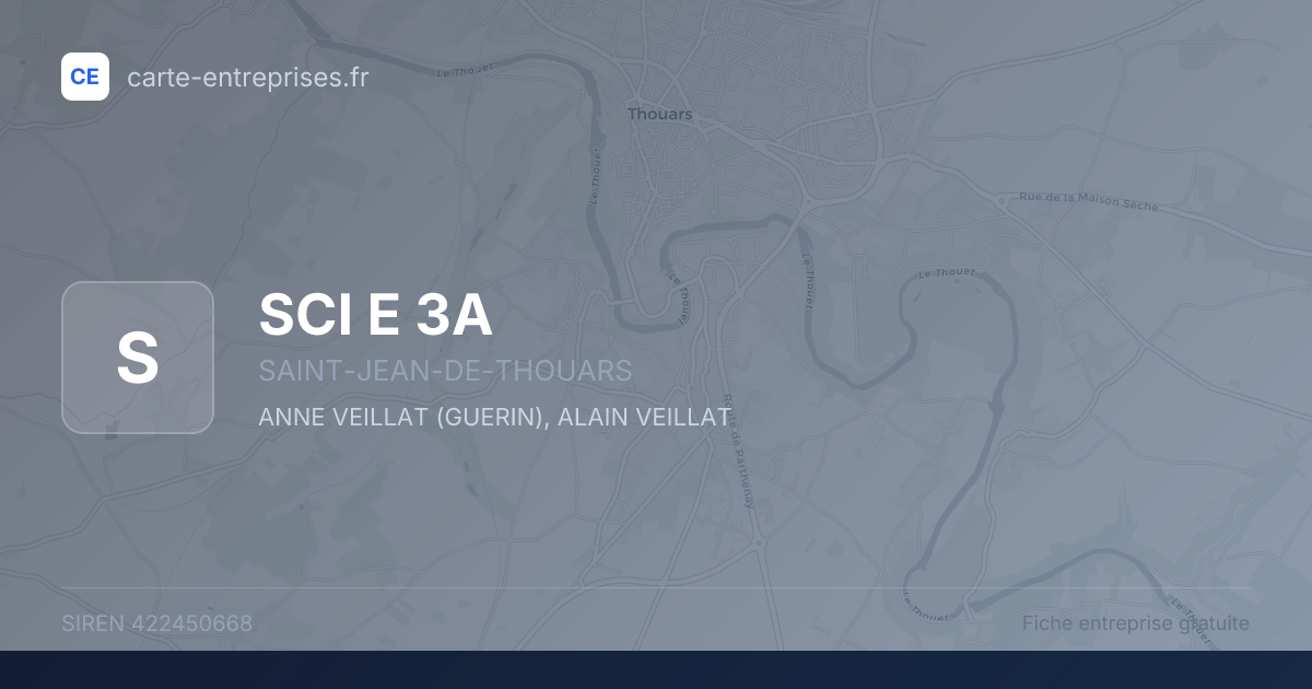SCI E 3A — 422450668 — fiche entreprise
