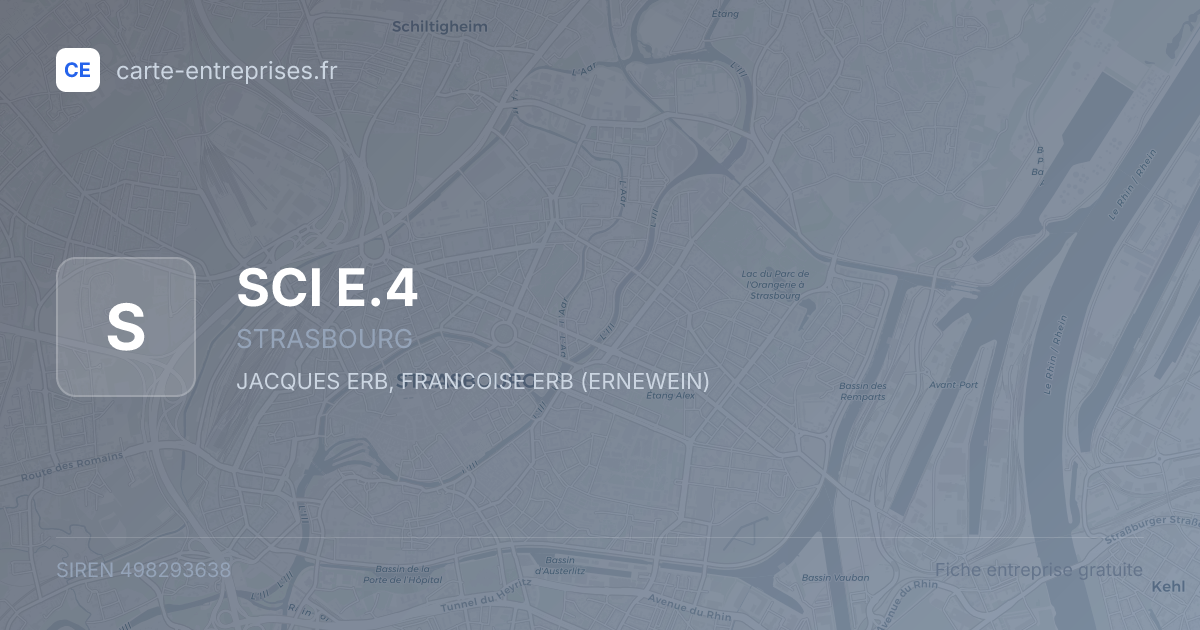SCI E.4 — 498293638 — fiche entreprise