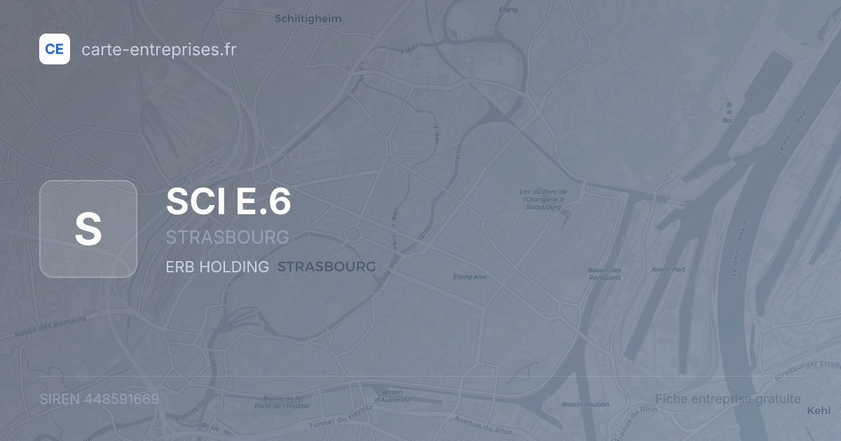 SCI E.6 — 448591669 — fiche entreprise