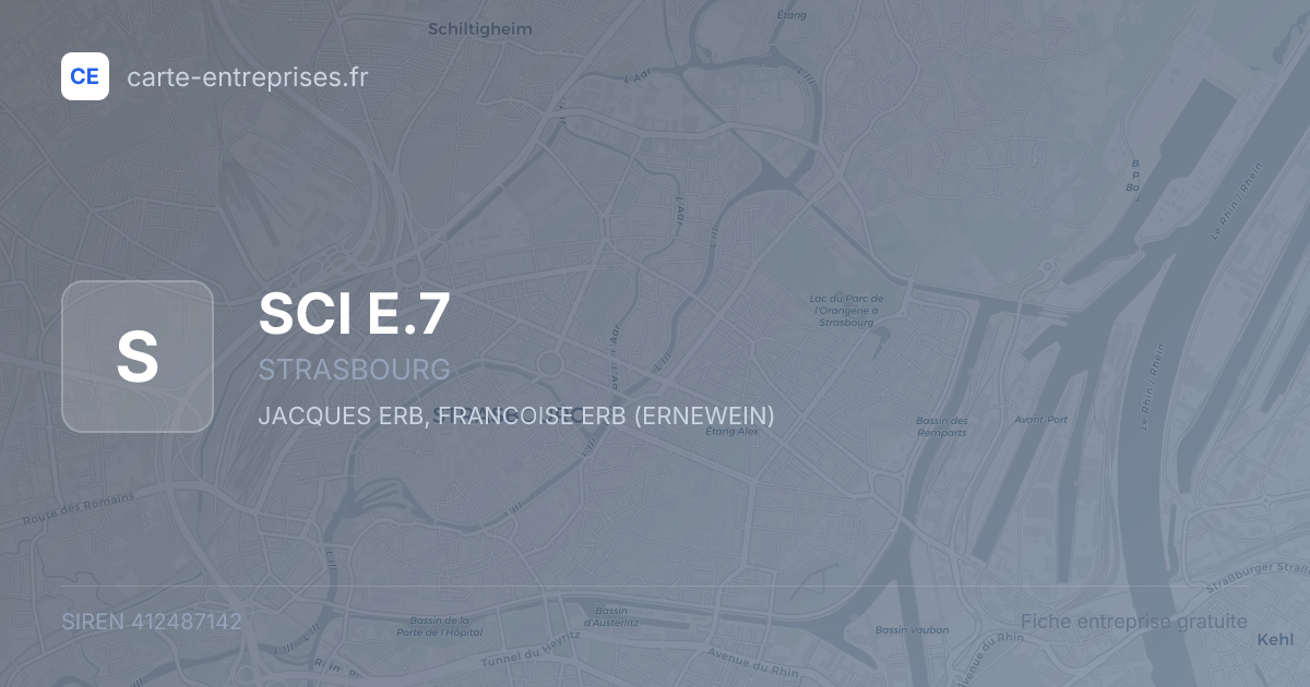 SCI E.7 — 412487142 — fiche entreprise