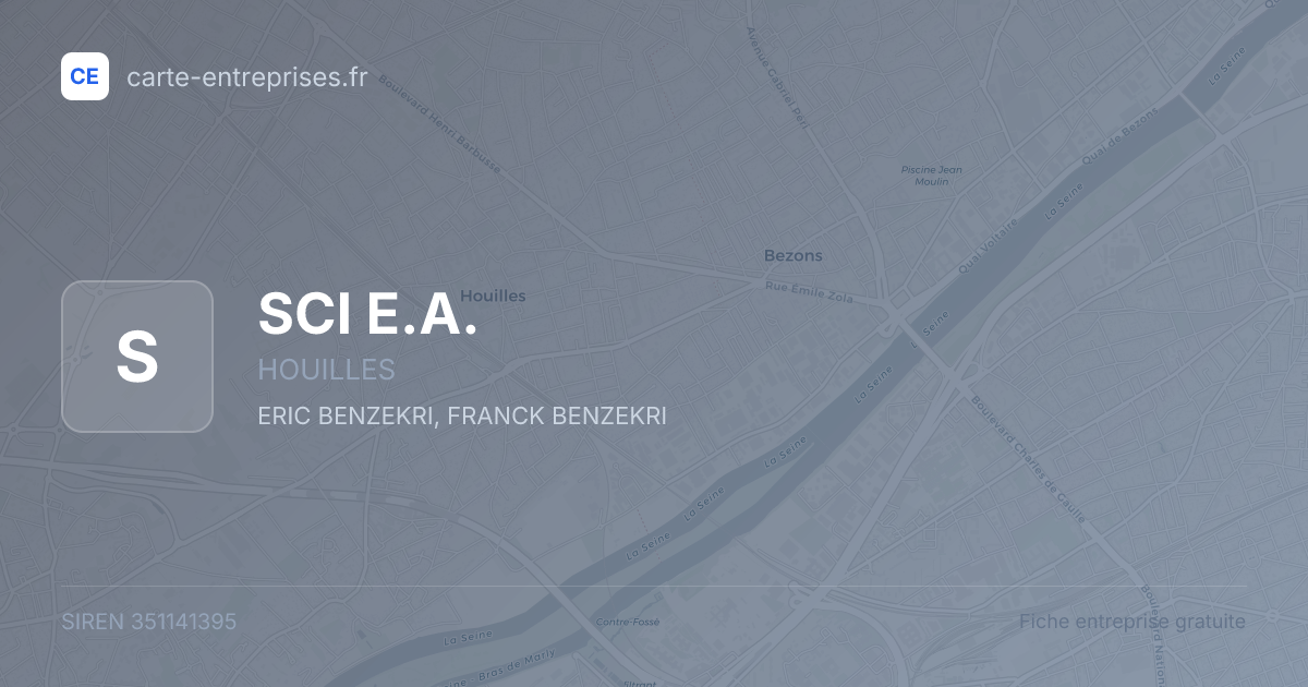 SCI E.A. — 351141395 — fiche entreprise