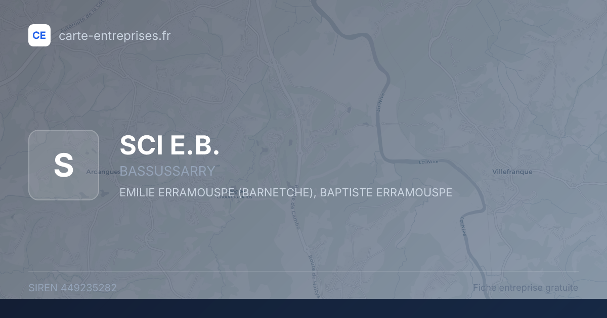 SCI E.B. — 449235282 — fiche entreprise