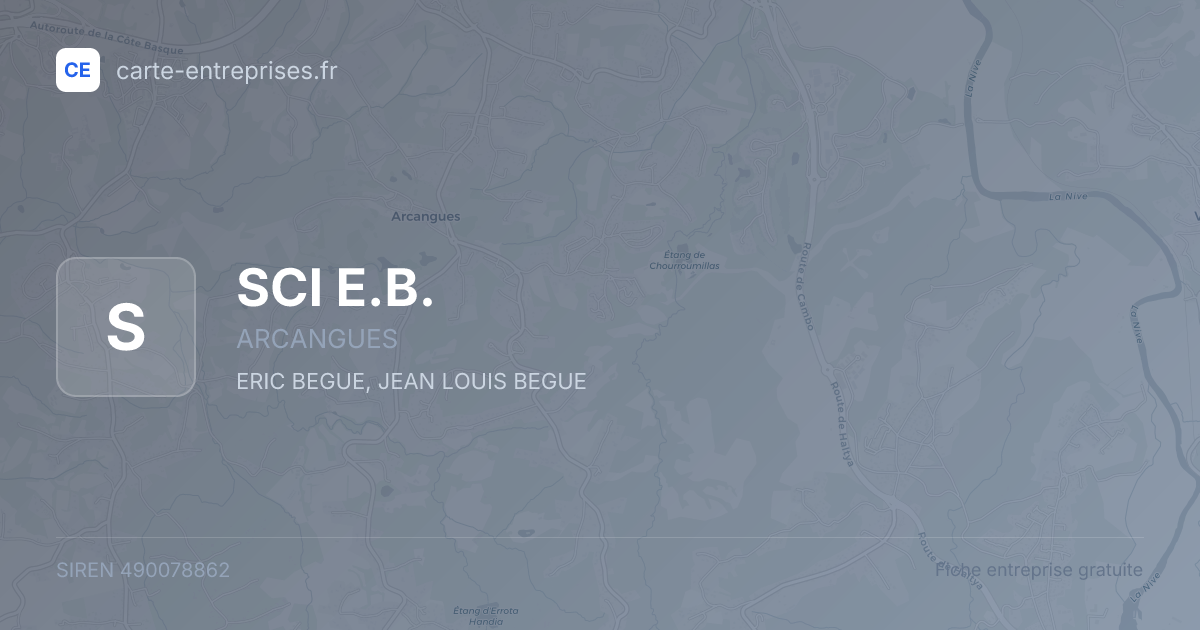 SCI E.B. — 490078862 — fiche entreprise