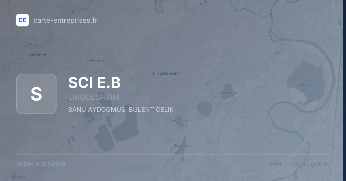SCI E.B — 903158350 — fiche entreprise