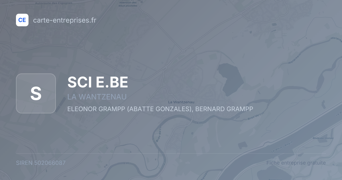 SCI E.BE — 502066087 — fiche entreprise