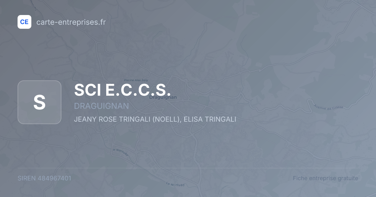 SCI E.C.C.S. — 484967401 — fiche entreprise