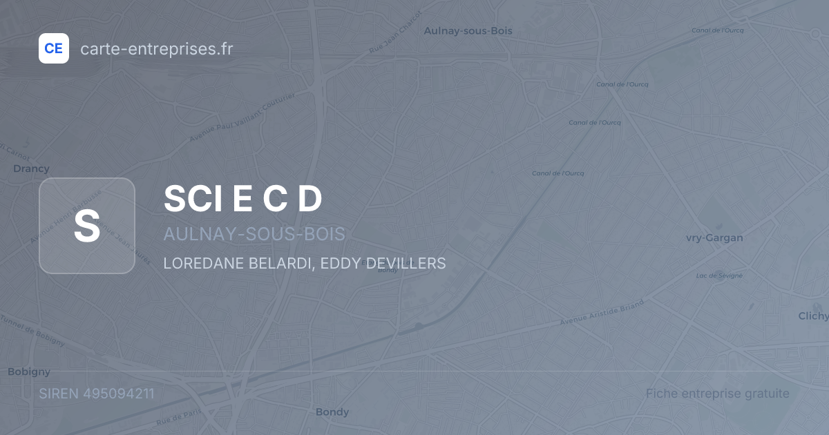 SCI E C D — 495094211 — fiche entreprise
