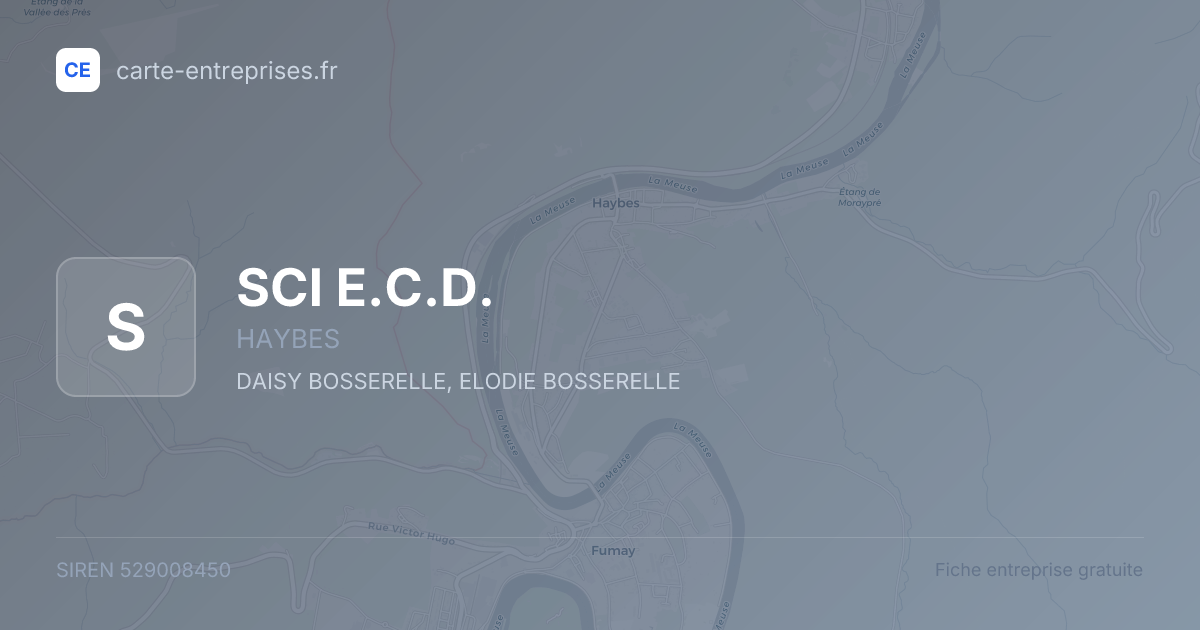 SCI E.C.D. — 529008450 — fiche entreprise