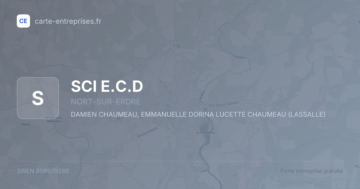 SCI E.C.D — 808679286 — fiche entreprise