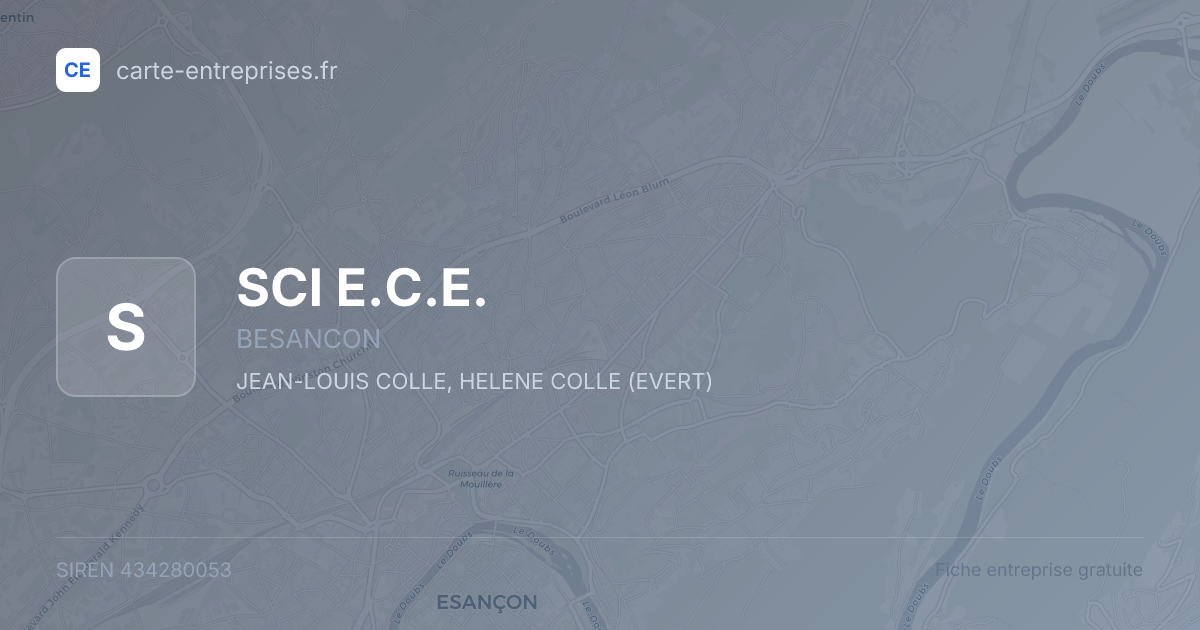 SCI E.C.E. — 434280053 — fiche entreprise