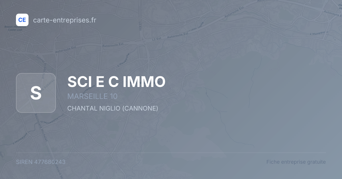 SCI E C IMMO — 477680243 — fiche entreprise