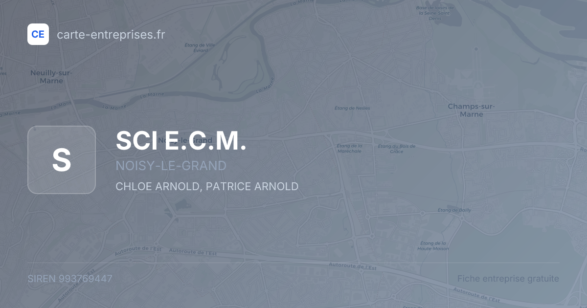 SCI E.C.M. — 993769447 — fiche entreprise