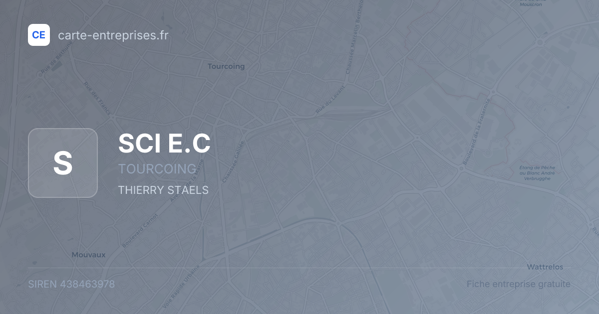 SCI E.C — 438463978 — fiche entreprise