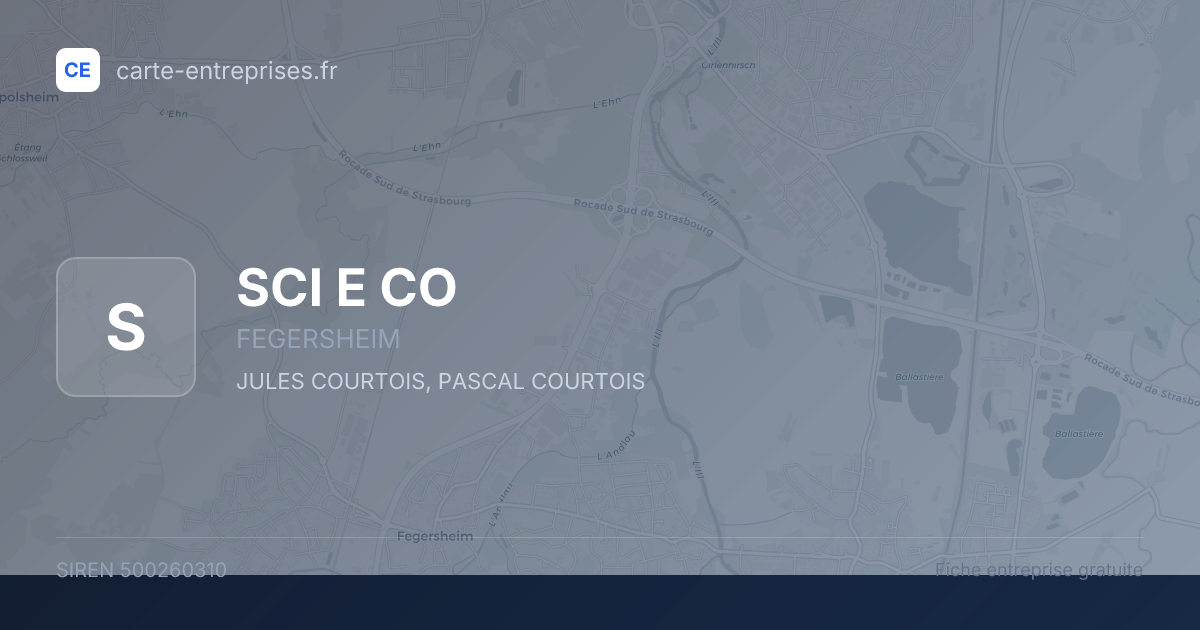 SCI E CO — 500260310 — fiche entreprise
