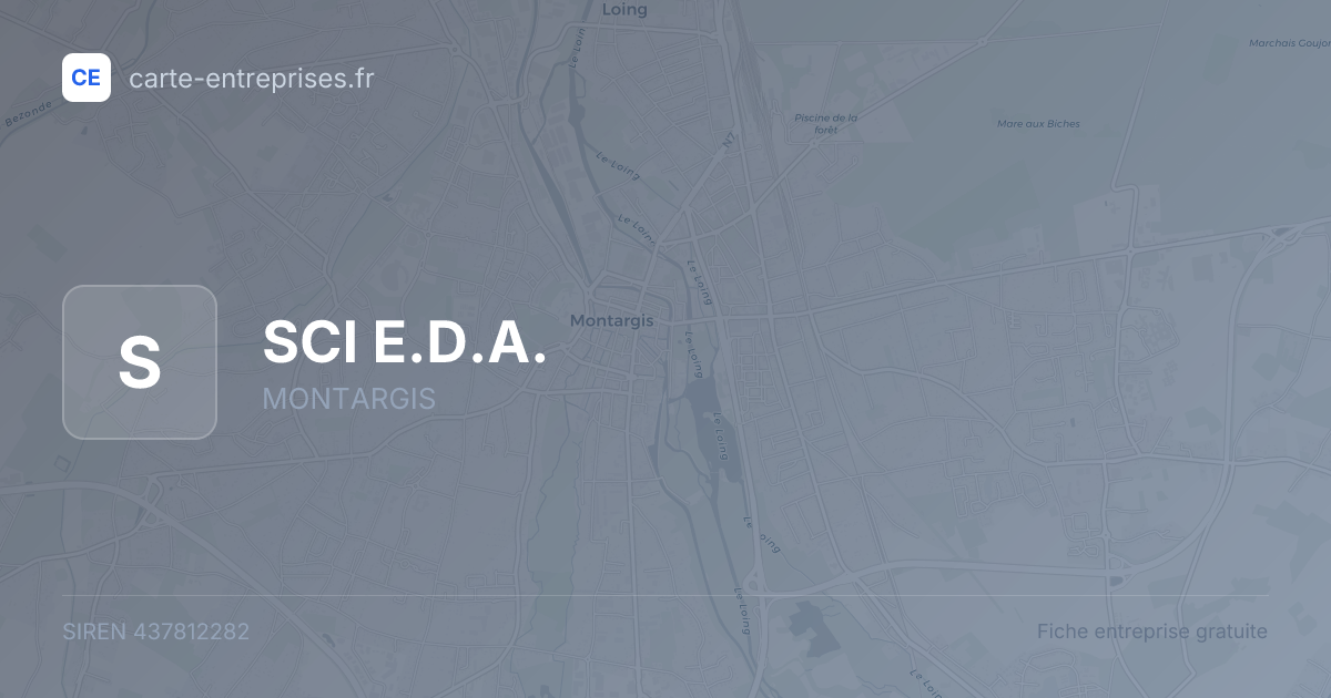 SCI E.D.A. — 437812282 — fiche entreprise