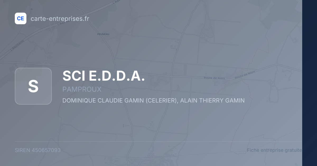 SCI E.D.D.A. — 450657093 — fiche entreprise