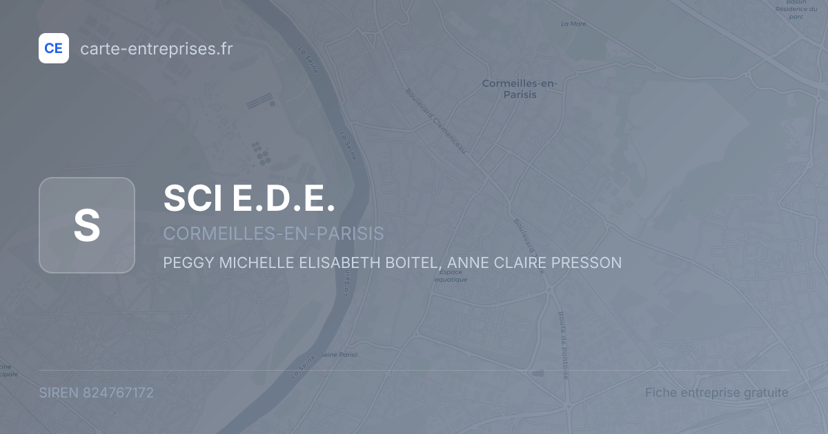SCI E.D.E. — 824767172 — fiche entreprise