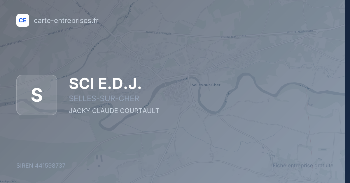 SCI E.D.J. — 441598737 — fiche entreprise