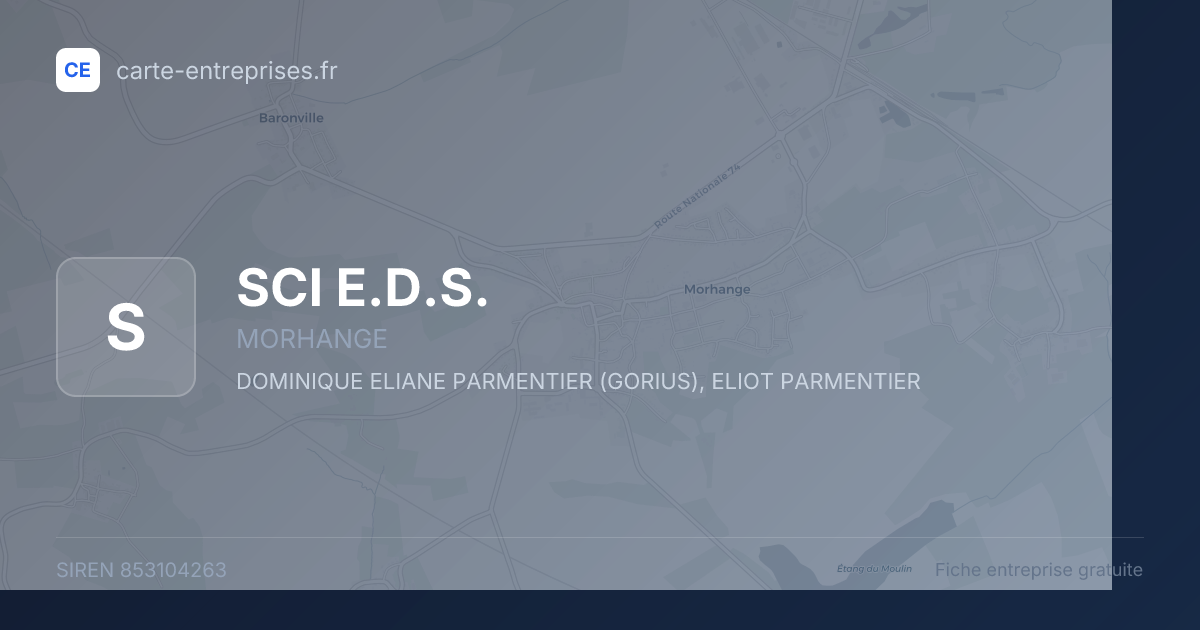 SCI E.D.S. — 853104263 — fiche entreprise
