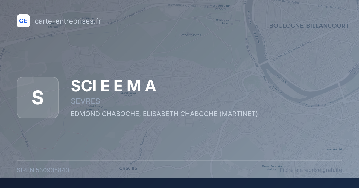 SCI E E M A — 530935840 — fiche entreprise