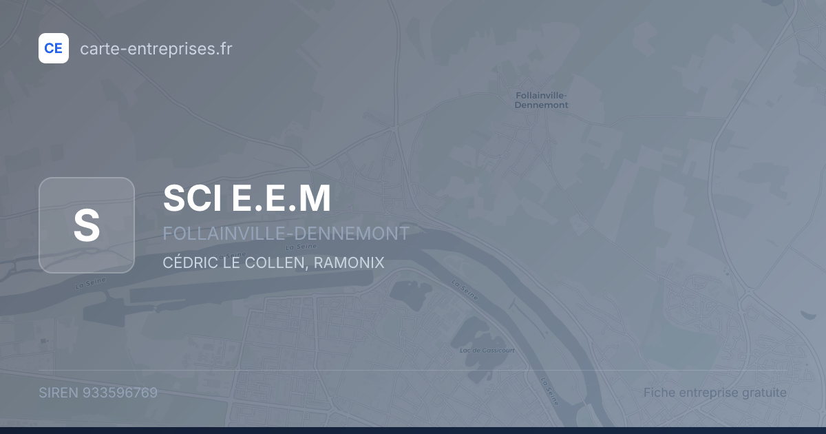 SCI E.E.M — 933596769 — fiche entreprise