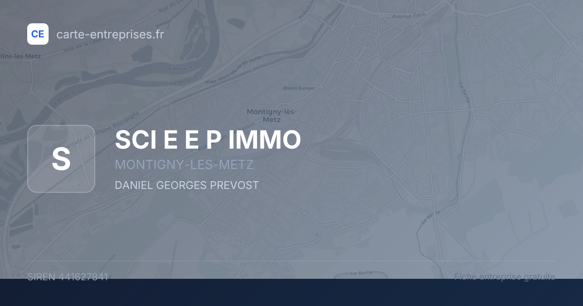 SCI E E P IMMO — 441627841 — fiche entreprise