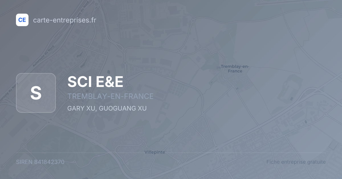 SCI E&E — 841842370 — fiche entreprise