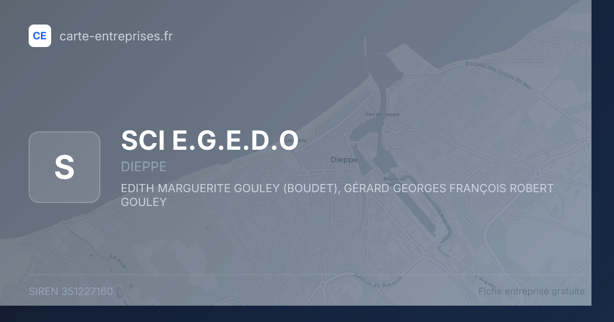 SCI E.G.E.D.O — 351227160 — fiche entreprise