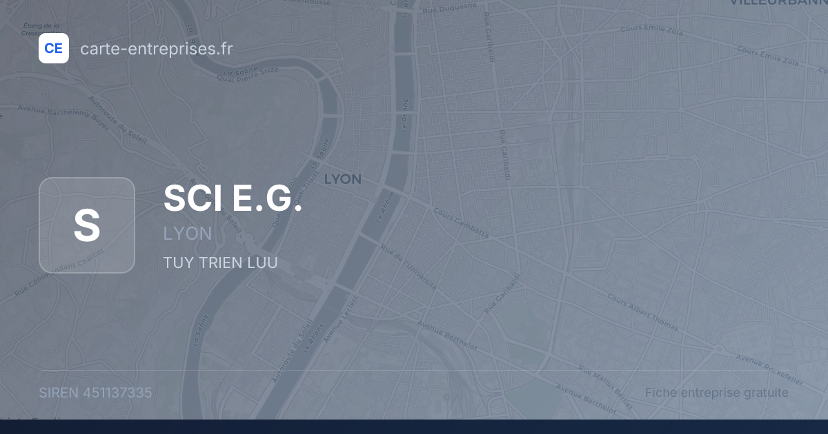 SCI E.G. — 451137335 — fiche entreprise