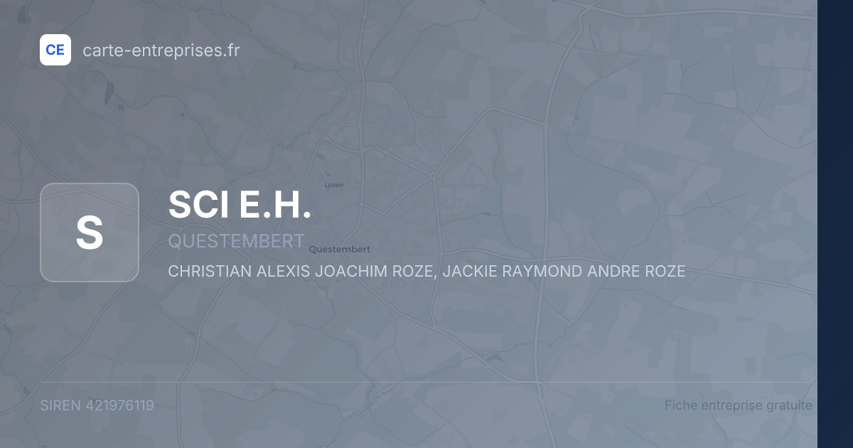 SCI E.H. — 421976119 — fiche entreprise