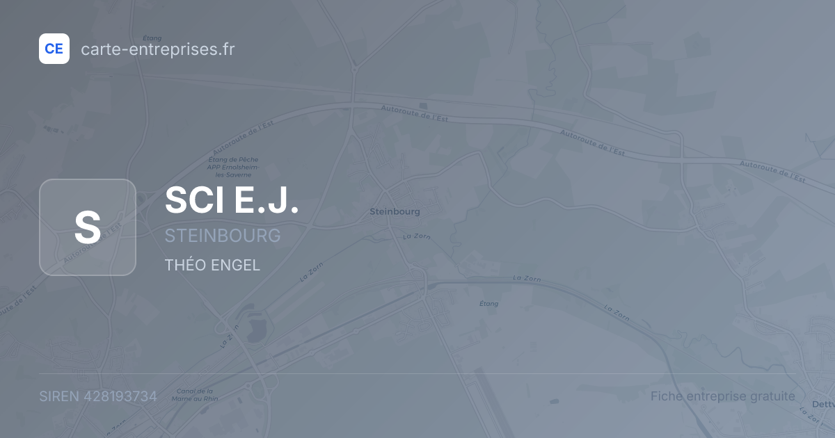 SCI E.J. — 428193734 — fiche entreprise