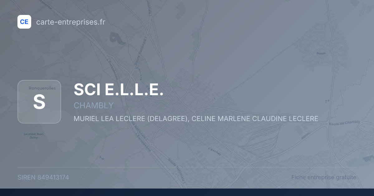 SCI E.L.L.E. — 849413174 — fiche entreprise