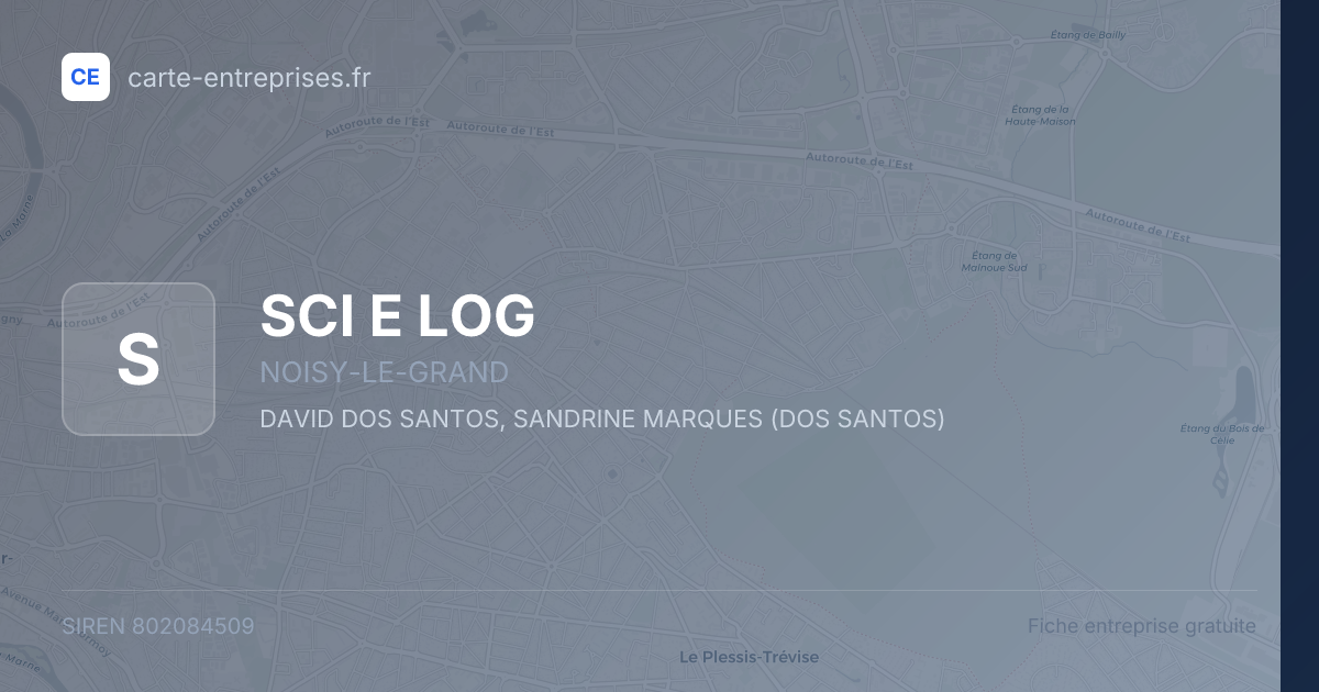 SCI E LOG — 802084509 — fiche entreprise