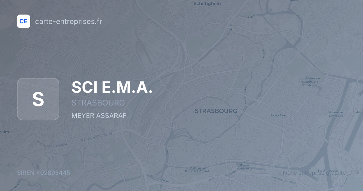 SCI E.M.A. — 402895445 — fiche entreprise