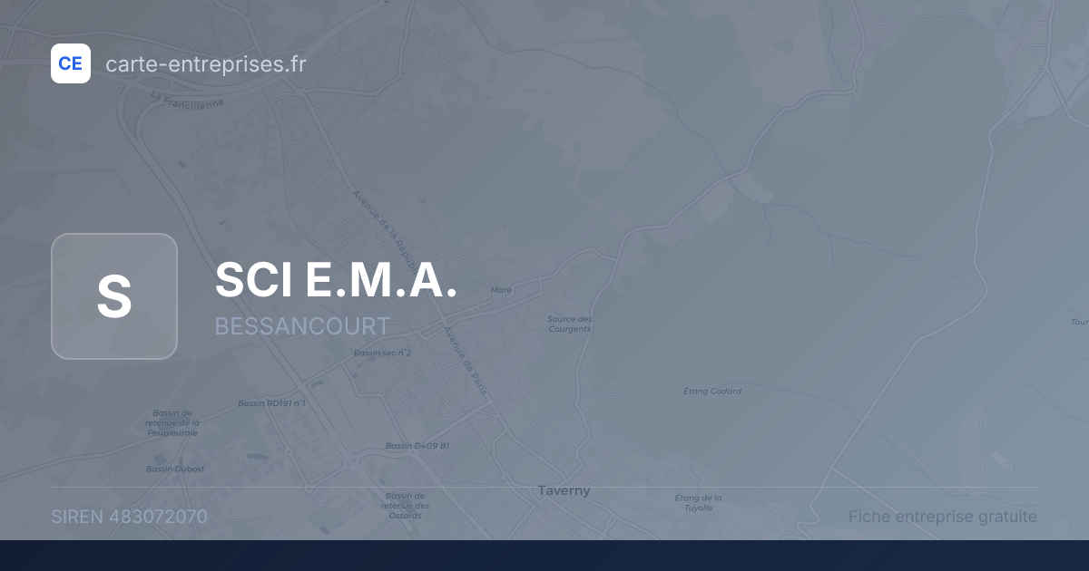 SCI E.M.A. — 483072070 — fiche entreprise