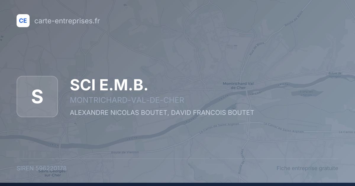 SCI E.M.B. — 596220178 — fiche entreprise